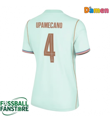 Frankreich Dayot Upamecano #4 Replik Auswärtstrikot Damen WM 2026 Kurzarm